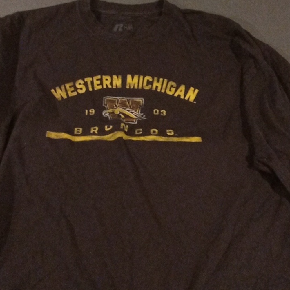 Mencollege football Western Michigan graphic tees